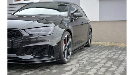 Dokładka Audi RS3 8V Facelift Sportback Progi Gloss Black