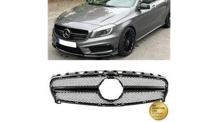 Grill Mercedes-Benz A W176 Gloss Black A-Type