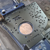 Handbrake Mounting Plate drilled BMW E36 Fluo