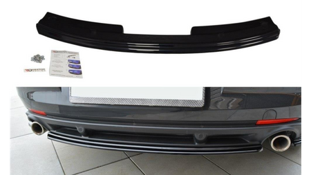 Splitter Renault Laguna III Tył Środkowy Gloss Black