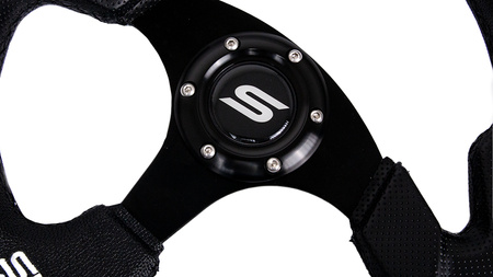 Steering wheel SLIDE 320mm offset: 20mm Leather Black