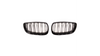 Grill BMW 3 E92 E93 podwójne żeberka Gloss Black