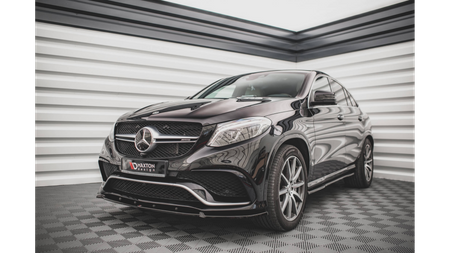 Splitter Mercedes-Benz GLE 63AMG C292 Front v.1 Gloss Black