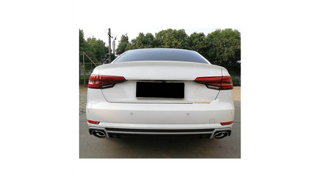 Diffuser Audi A4 B8 Facelift Rear with Pipes