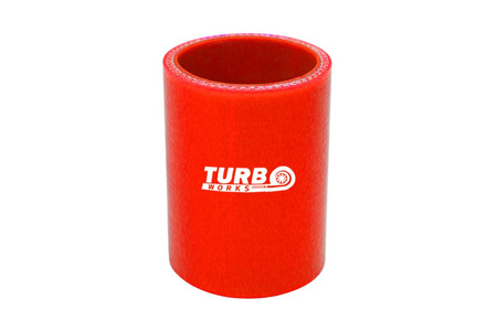 Silicone connector TurboWorks Red 40mm