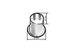 Socket 12 / 24V 2xUSB 4,2A
