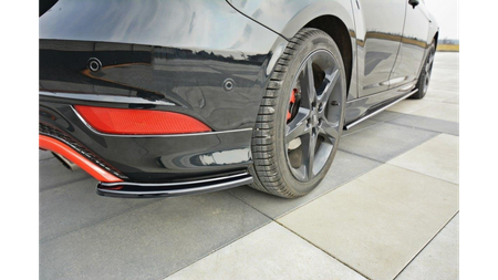 Splitter Ford Focus ST-Line III Facelift Rear Side Gloss Black