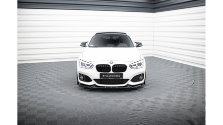 Splitter BMW 1 F20 M-Pack Facelift Front v.5 + Flaps
