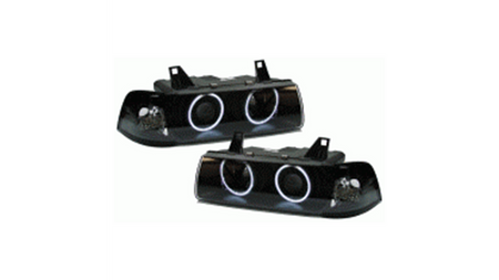 Lights BMW 3 E36 Front CCFL Black