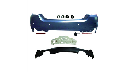 Sport Bumper Rear PDC With Diffuser suitable for BMW 4 (F32) Coupe (F33) Convertible (F36) Gran Coupe 2013-2021