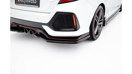 Splitter Honda Civic Sport Mk 10 Rear Central