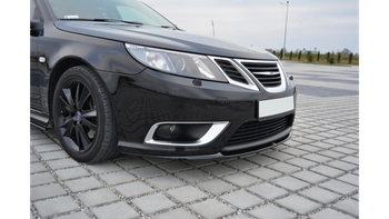 Splitter Saab 9-3 Aero II Facelift przód Gloss Black