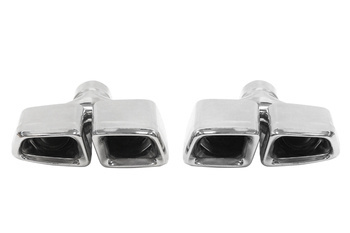 Exhaust Tip 250x90mm enter 67mm Mercedes E63 W212 Polished Set