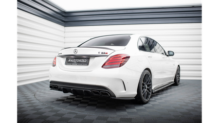 Diffuser Mercedes-Benz C S205 63AMG Rear Gloss Black