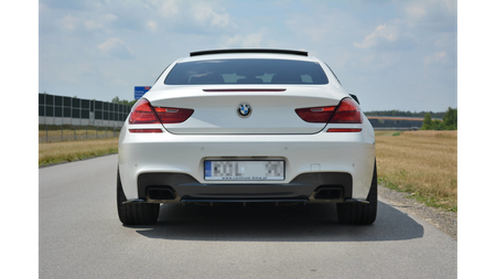 Splitter BMW 6 F06 M-Pack Rear Central with Diffuser Gloss Black