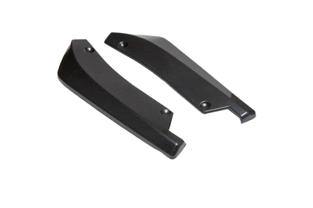 Universal Car Rear Bumper Lip Splitter Diffuser Chin Spoiler Canard Deflector Black