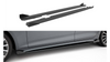 Dokładka Audi A5 F5 Sportback Facelift Progi Street Pro Black-Red + Gloss Flaps