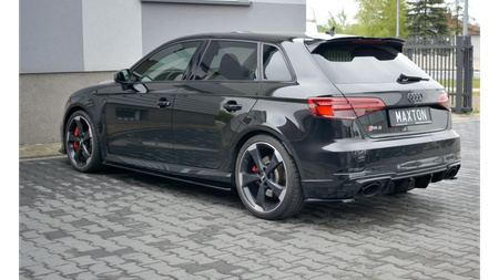 Diffuser Audi RS3 8V Facelift Sportback Side Skirts Gloss Black