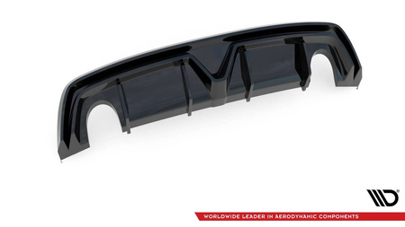 Diffuser Alfa Romeo Giulietta Facelift Rear Valance Exhaust on both sides version Gloss Black