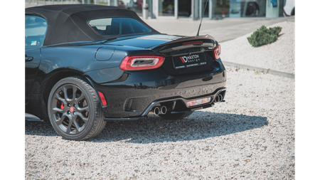 Splitter Fiat 124 Spider Abarth Tył Boczne Gloss Black