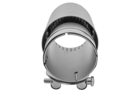 Exhaust 89mm Inlet 70mm Brushed