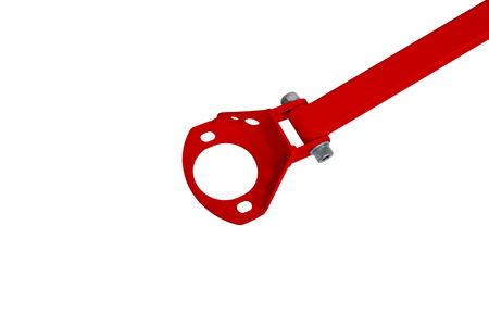 Rear upper strut bar BMW 3 E46 regulowna Red