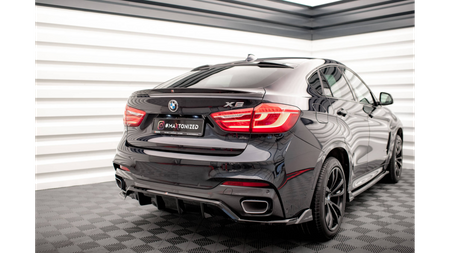 Spoiler Cap BMW X6 F16 F86 M-Pack 3D v.2 Gloss Black