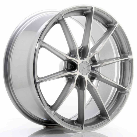 JR Wheels JR37 20x9 ET35-45 5H BLANK Silver Machined Face