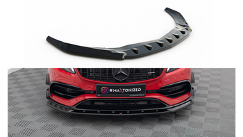 Splitter Mercedes-Benz A45 Aero W176 Facelift Front v.1 Gloss Black
