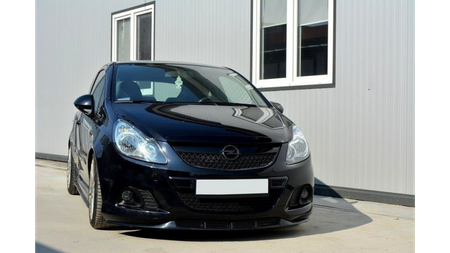 Splitter Opel Corsa D Nurburg OPC VXR Front Gloss Black