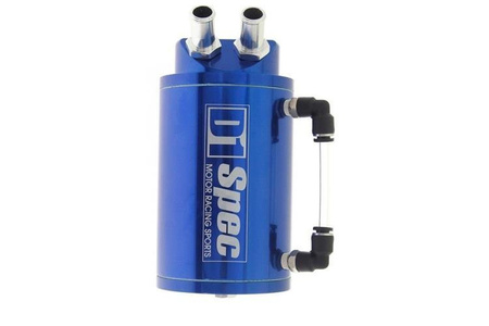 Oil catch tank D1Spec 9mm Blue