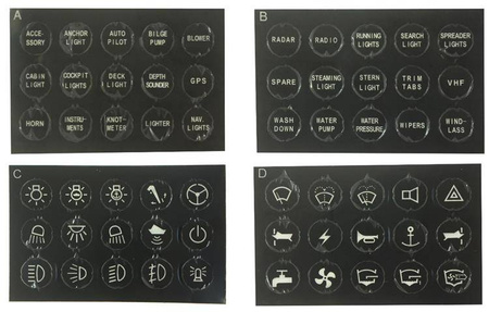 Switch 12/24V IP68 (ON)-OFFx1, ON-OFFx3, 2B 5A, 1B 10A, 1B 15A