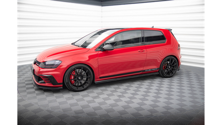 Dokładka Volkswagen Golf 7 GTI CLUBSPORT Progi Gloss Black