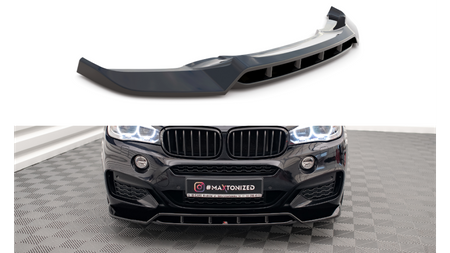 Splitter BMW X6 F16 M-Pack Front v.2 Gloss Black