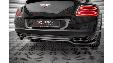 Splitter Bentley Continental GT II V8 S Rear Central with Diffuser Gloss Black