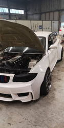 Wheel Arch BMW 1 E81 E82 front bumper