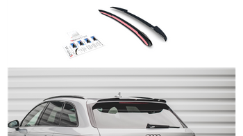 Spoiler Cap Audi A4 B9 Avant v.2 Gloss Black