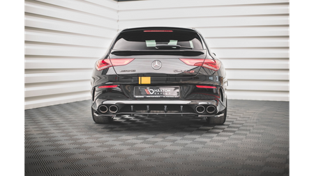 Dokładka Mercedes-Benz CLA 35 Aero 45 Aero C118 Zderzak Tył Gloss Black