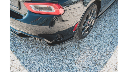 Splitter Fiat 124 Spider Abarth Rear Side Gloss Black