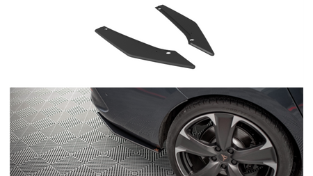 Splitter Cupra Leon ST Rear Side Street Pro Black-Red