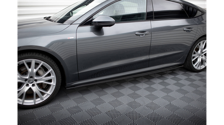 Dokładka Audi A7 C8 S-Line Progi Gloss Black