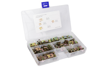 Screw and Nut Clip Set Interior Trim Fastener Clips 110pcs