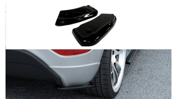 Splitter Ford Fiesta MK7 ST Stline Zetec S Tył Boczne Gloss Black