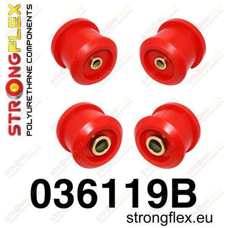 Rear beam mounting bushes kit E46