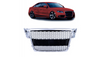 Grill Audi A4 B8 Silver & Gloss Black