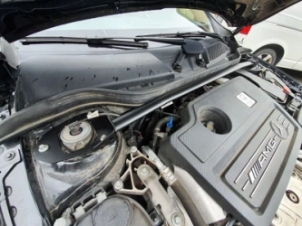 Front upper strut bar Mercedes A45 Black
