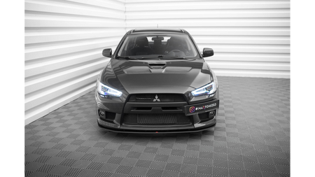 Splitter Mitsubishi Lancer EVO X Przód Street Pro Black-Red