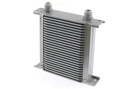 TurboWorks Oil Cooler Kit Slim 25-rows 140x195x50 AN8 Silver