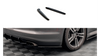 Splitter Porsche Panamera Panamera Diesel 970 Tył Boczne Gloss Black