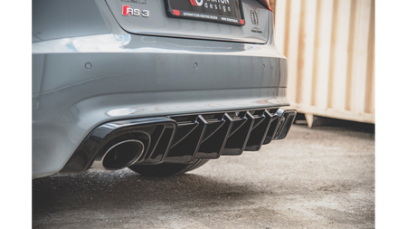 Diffuser Audi RS3 8V Sportback Rear Valance Gloss Black